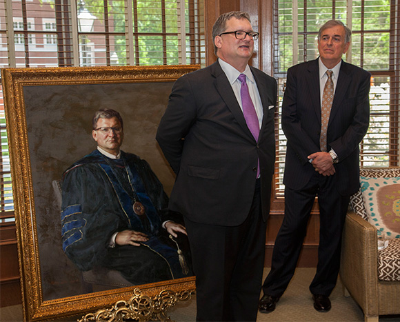 Portrait Unveiling and Event at the Murphy House at Hendrix College